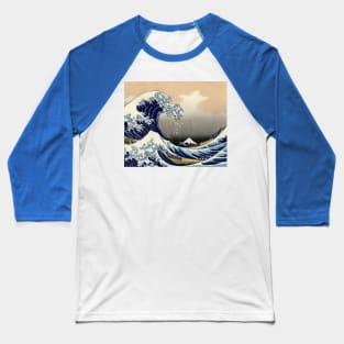 Hokusai Great Wave of Kanagawa Japanese Art Artist Baseball T-Shirt